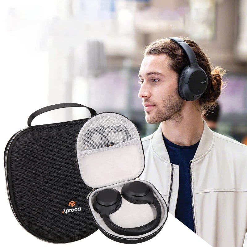 Aproca Hard Storage Case, for Sony WH-CH720N / WH-CH520 / WH-CH720NB / WH-CH720NW Noise Canceling Wireless Headphones - Portable Bag - Image 4